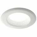 Nicor D-Series 3 in. White Dimmable LED Recessed Downlight 4000K DLR3-10-120-4K-WH-BF